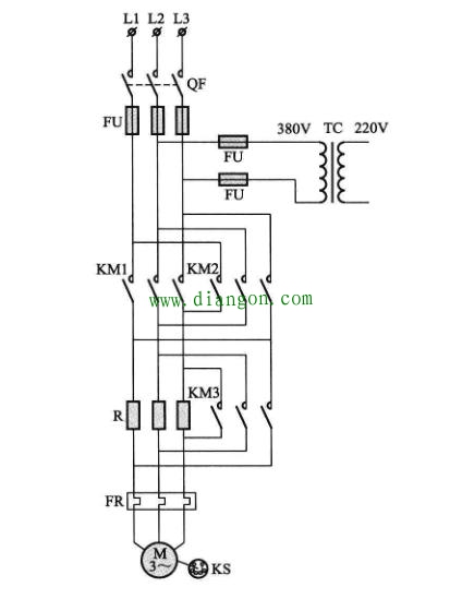 电动机制动控制电路PLC编程实例