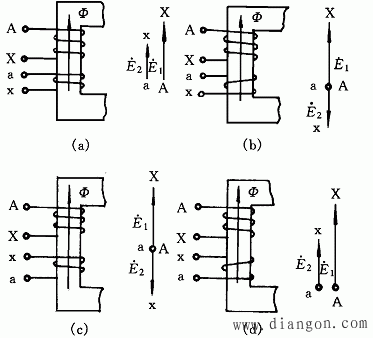 三相变压器绕组的连接—电路系统