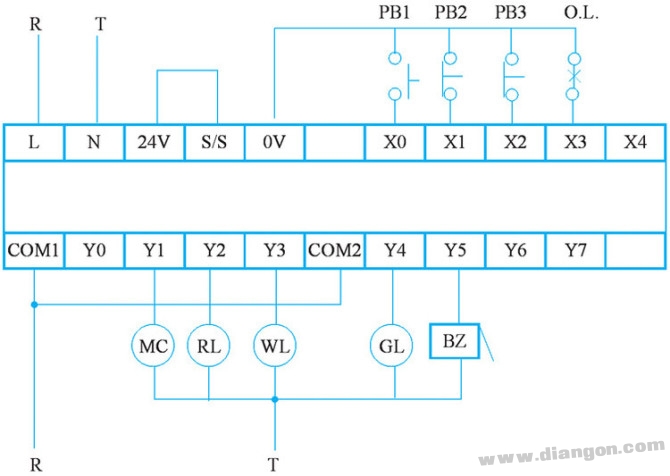 传统电工图转换为PLC梯形图的程序设计过程